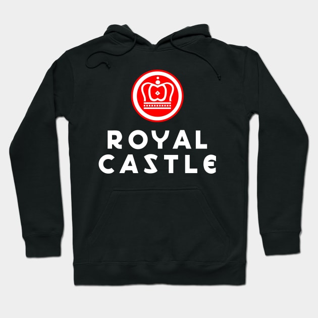 Royal Castle Hamburger Restaurant Retro Hoodie by carcinojen